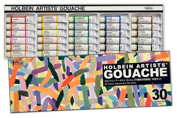 Holbein Artists' Gouache: Brilliant Artistic Expression