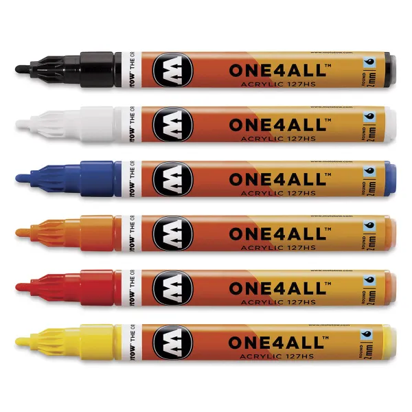 Molotow One4All Acrylic Marker in vibrant colors